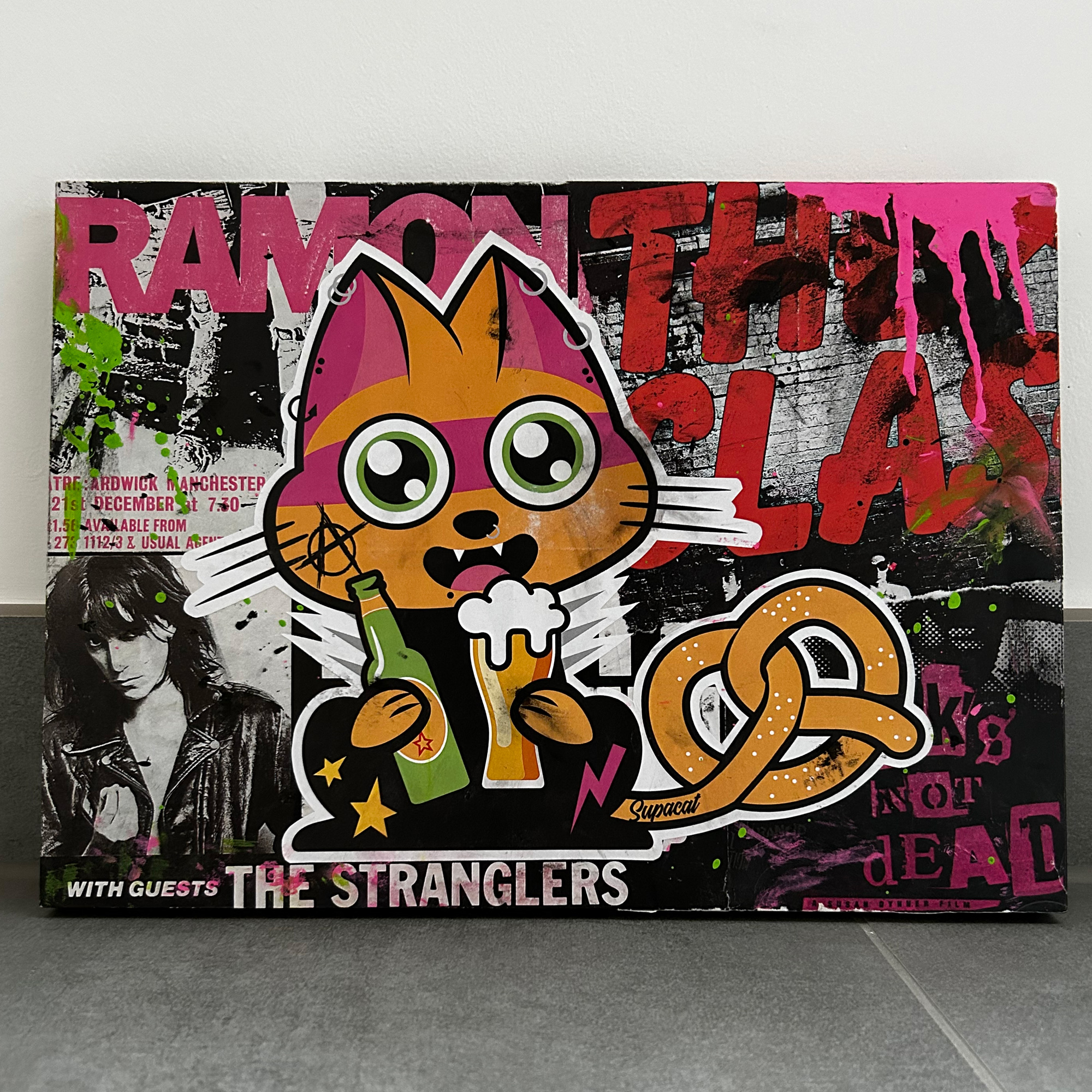 Supacat Street Art Strasbourg - Supa Mini Gemini Cat #4 - Face 1