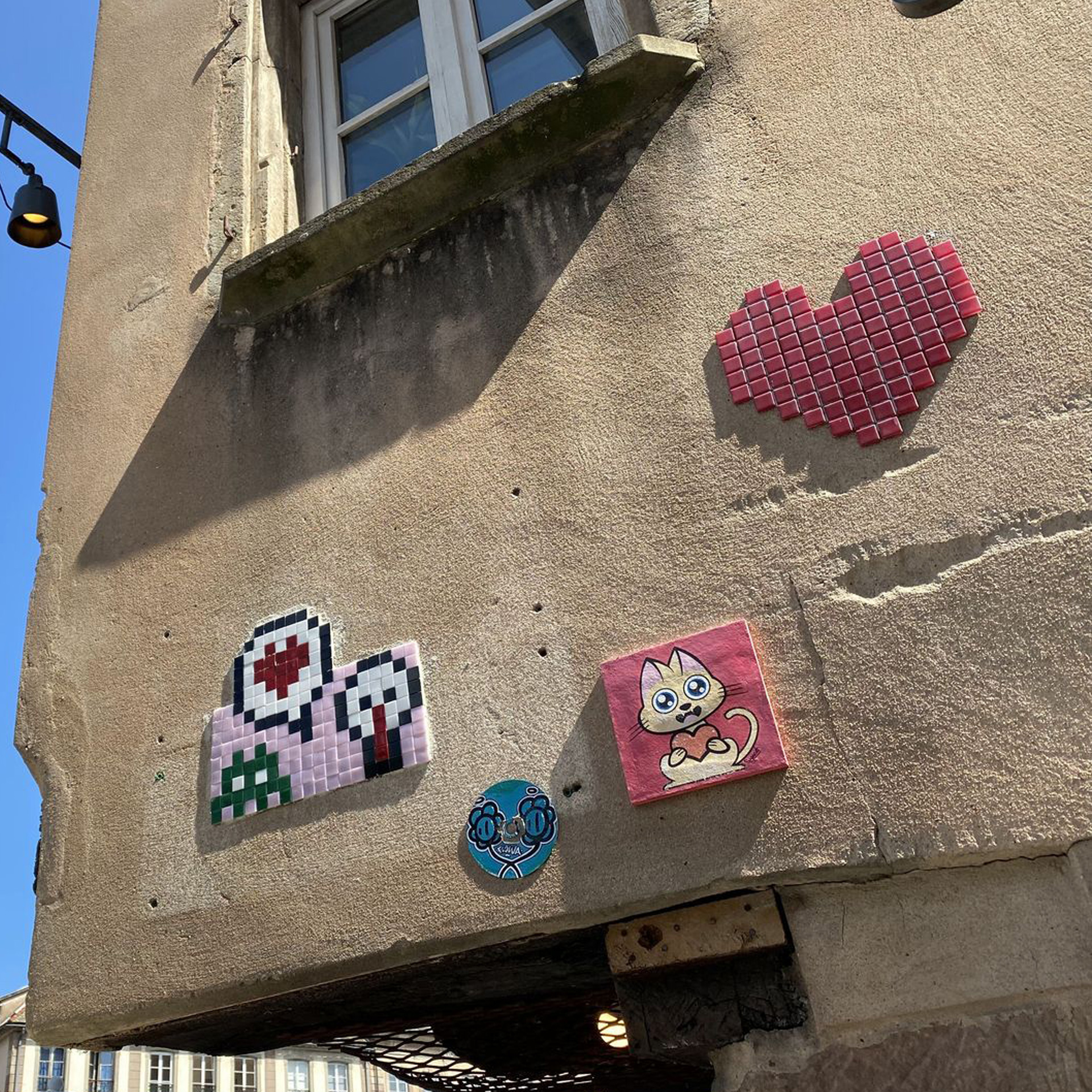 Sticker Supacat Always Love - Supacat Street Art Strasbourg