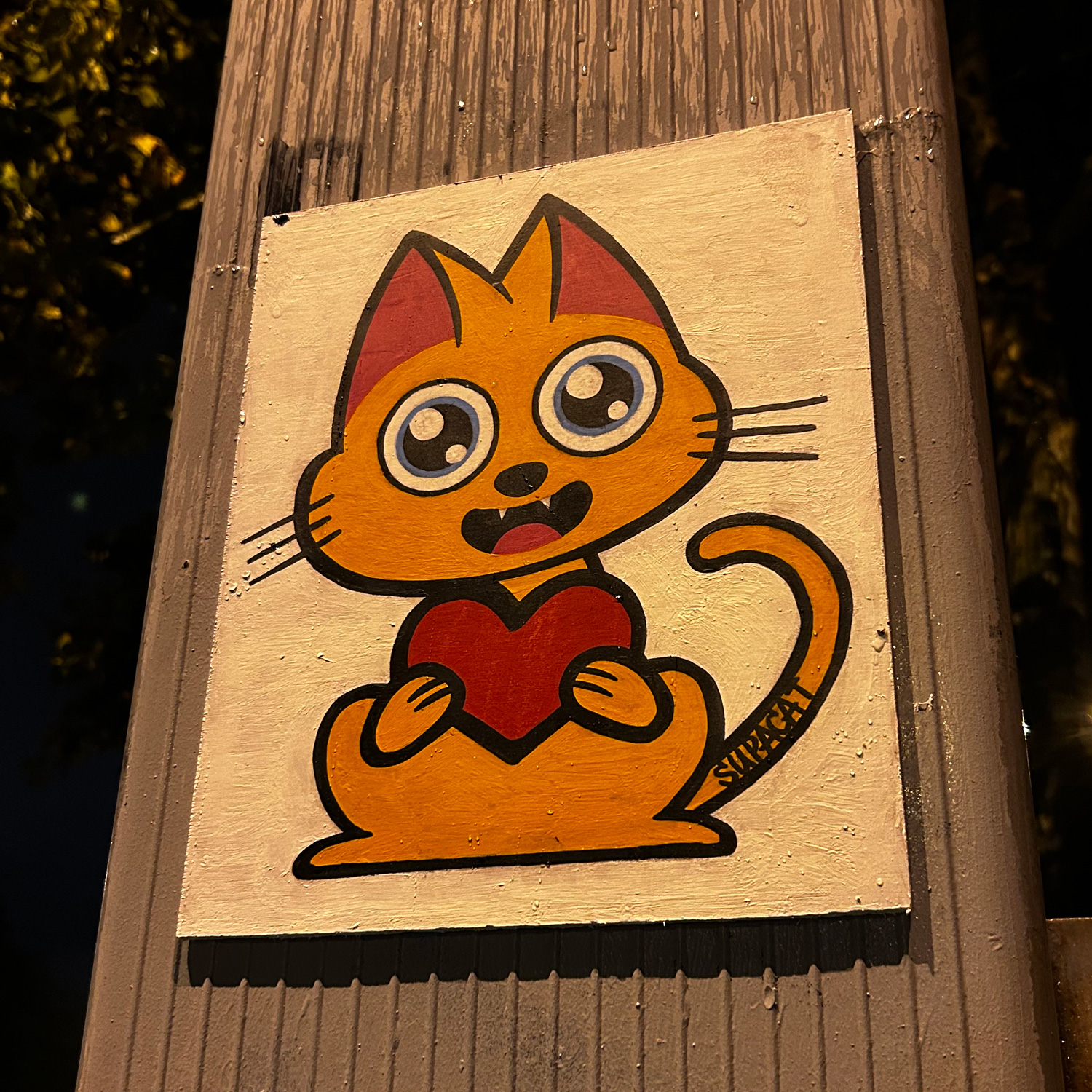 Carrelage Supacat Always Love - Supacat Street Art Strasbourg